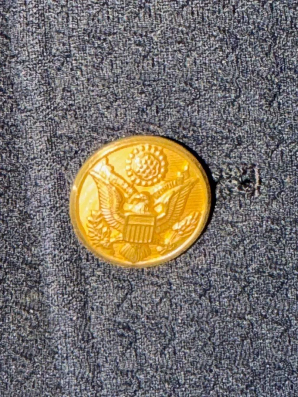 Vintage 70s Johnny Carson Blazer Navy Gold Button Paisley Lining - Sz. 38R -VGUC